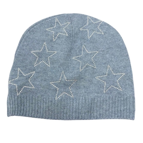 THE CASHMERE PROJECT RHINESTONE STAR HAT - Picture 1 of 3
